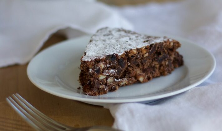 Date & Almond Chocolate Torte