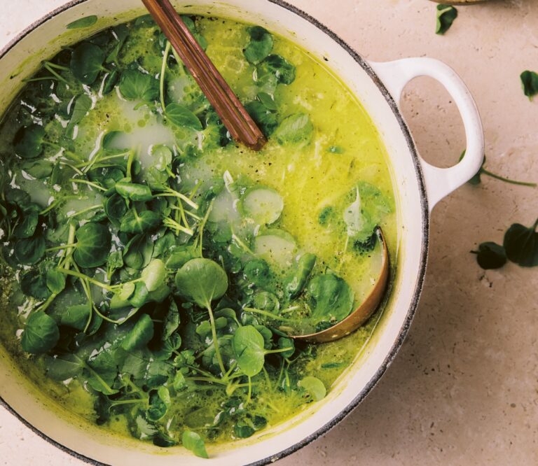 Recipe: Watercress and Coconut Soup with Sun-Dried Tomato Chilli Oil