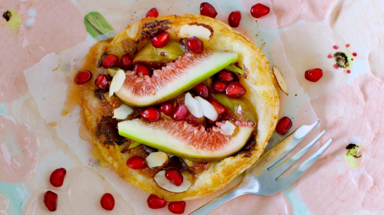 Let’s Go Pink | Peta Mathias – Fig & Mascarpone Flat Tarts